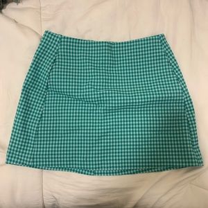 Urban Outfitters Checkered Mini Skirt